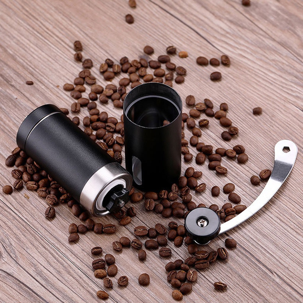 Alat Penggiling Kopi Manual Coffee Bean Grinder - Black