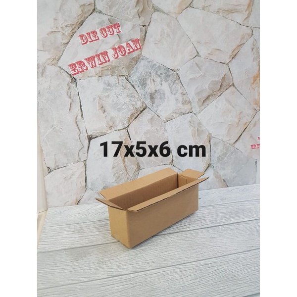 

Kardus / Box / uk. 17x5x6 cm / Karton packing polos baru ST