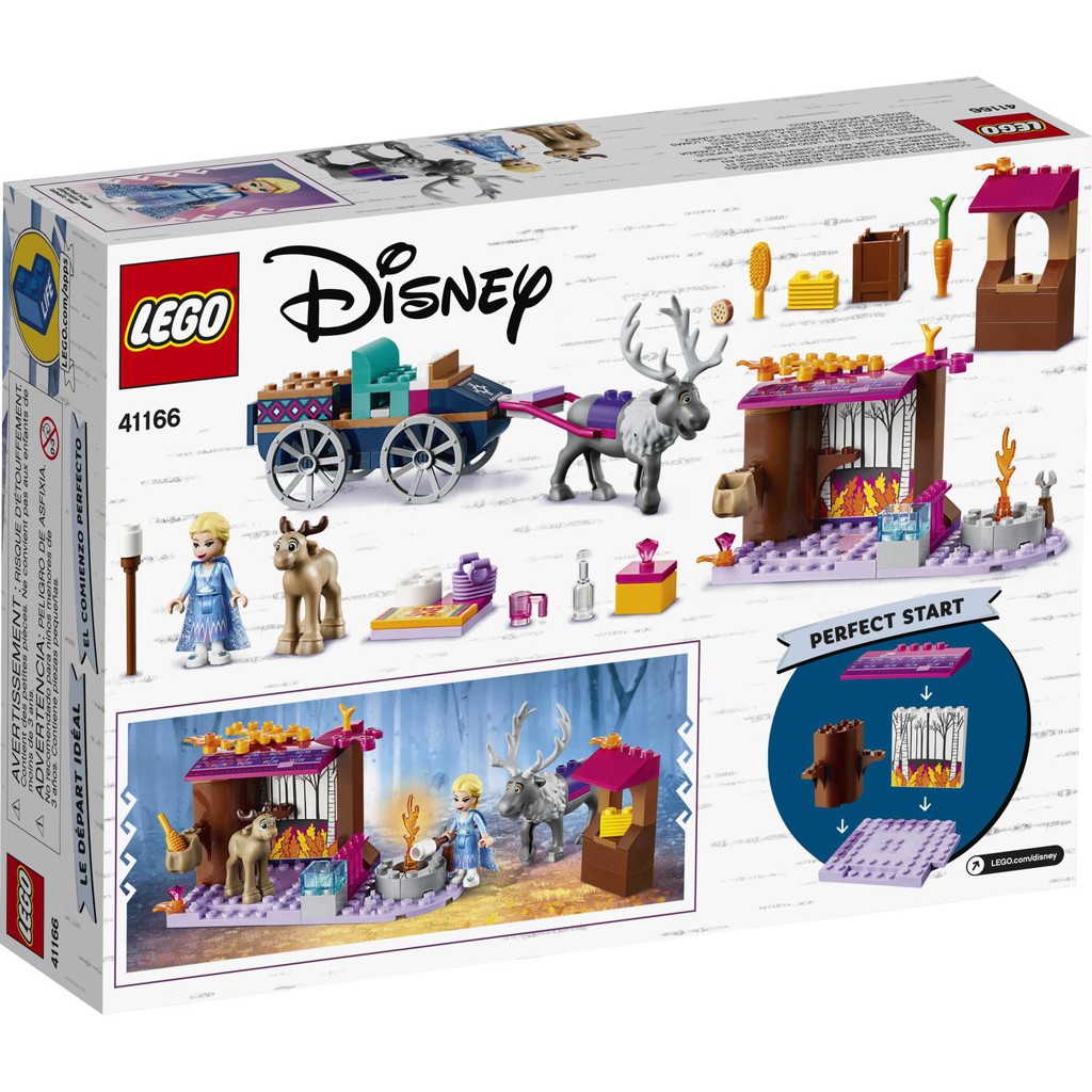 for sale online LEGO Elsa's Wagon Adventure Disney Princess 41166 