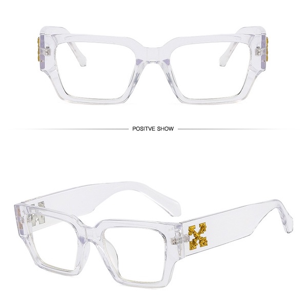 Kacamata Hitam Bentuk Kotak Kecil Desain Snowflake Gaya Retro Klasik Untuk Pria Dan Wanita