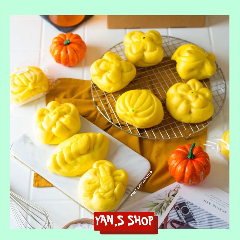

BAKPAU | BAKPAO LABU KUNING (PUMPKIN PAO) BABI | AYAM | TAUSA