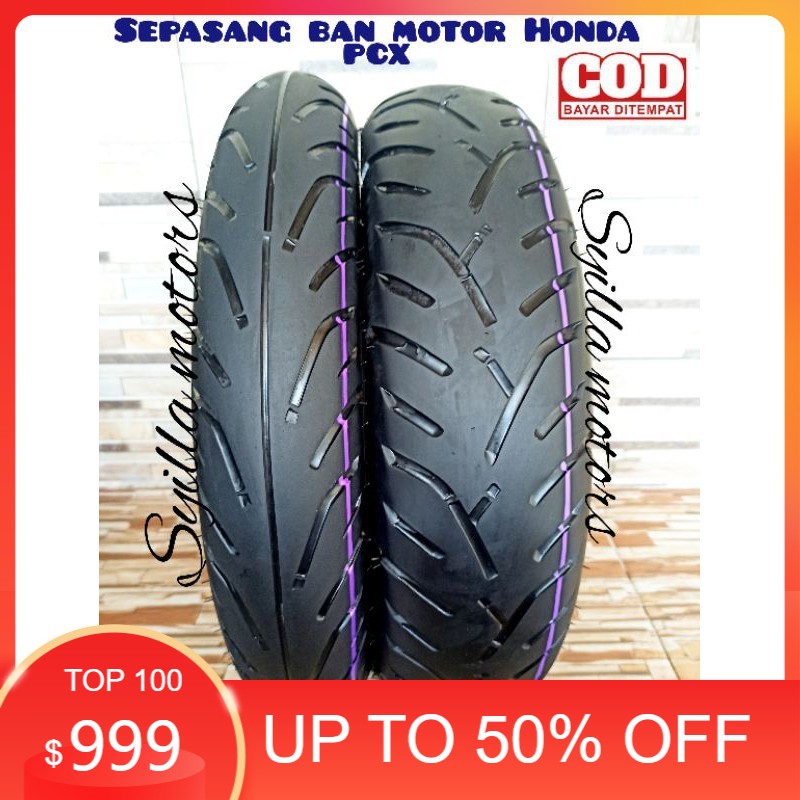 sepasang ban motor PCX depan belakang