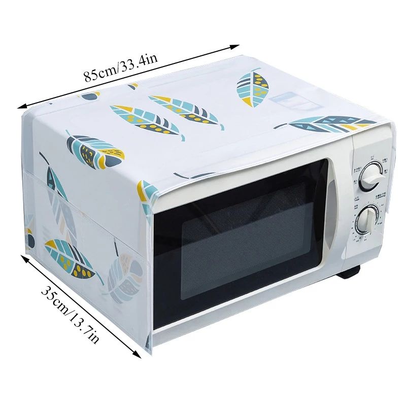 Cover penutup microwave/Waterproof cover dengan kantong storage pouch