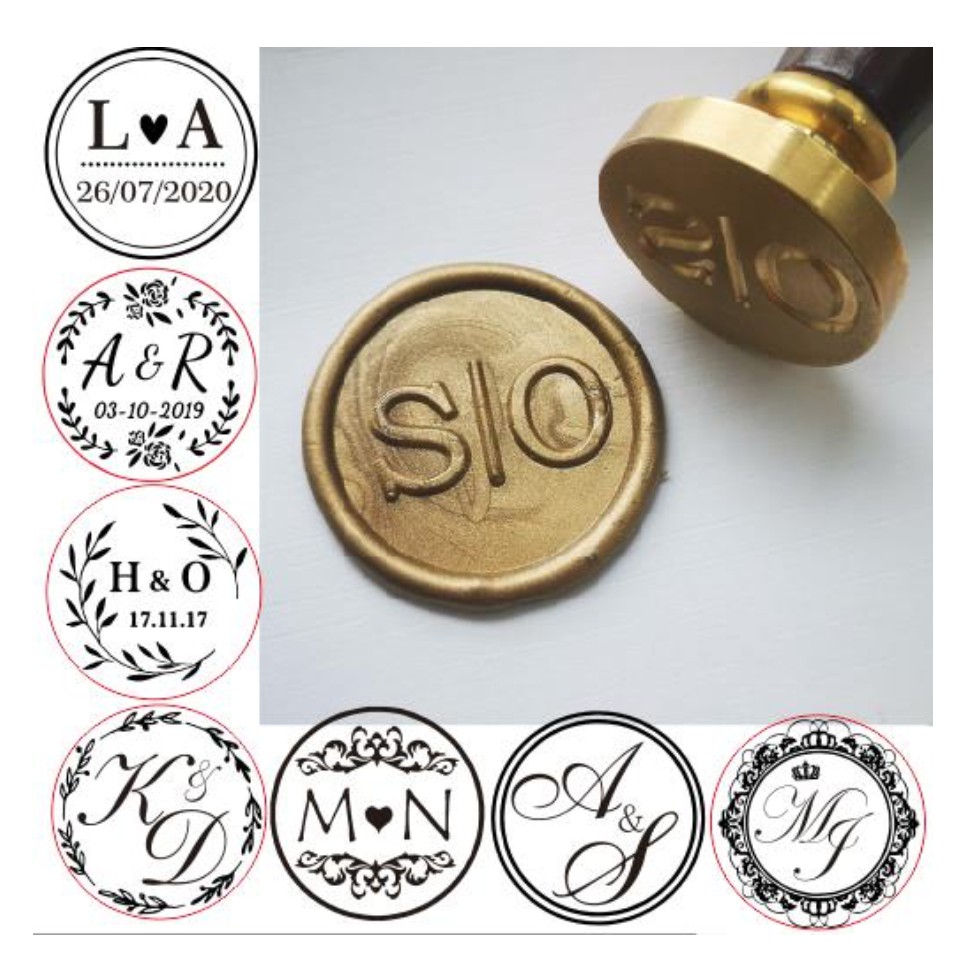 

Wax Seal Custom Diameter 2,5cm Wax Stamp.