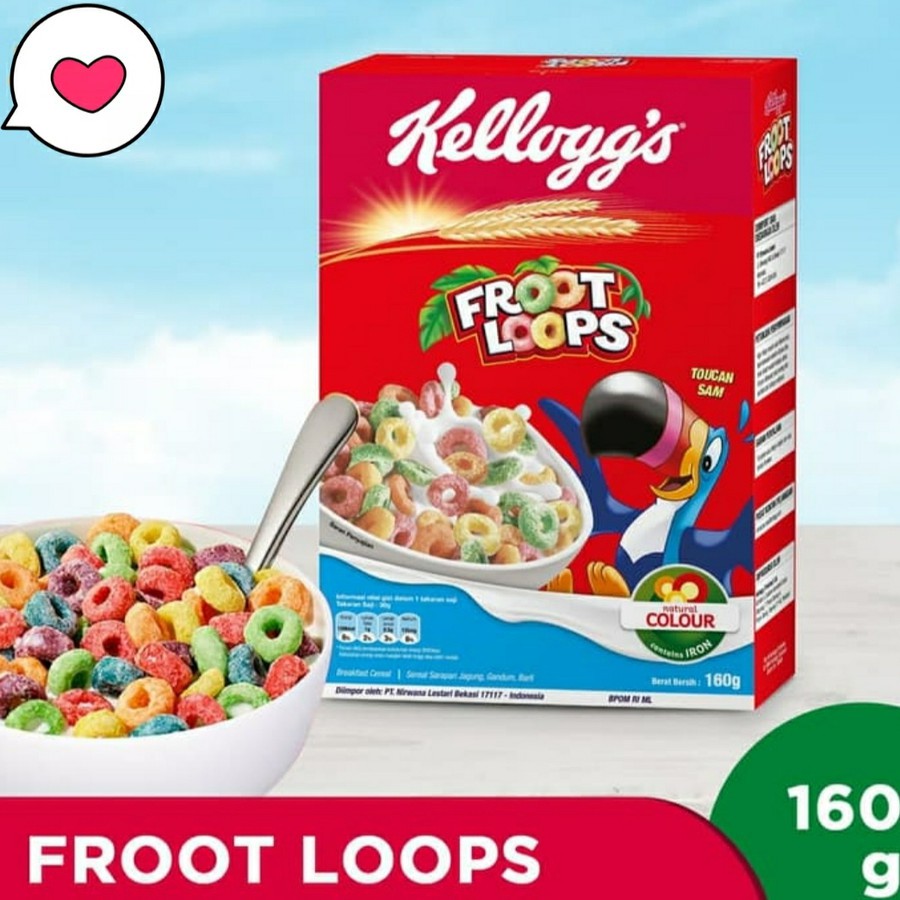 

Kelloggs Froot Loops 160 g / seral kelloggs