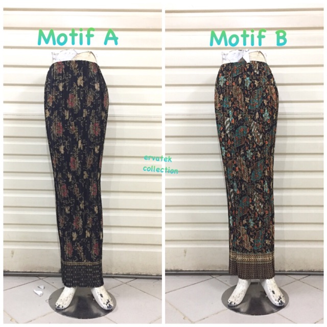 Rok Prisket Panjang RP017 Motif Batik Bawahan Sepan Wanita Maxi Skirt Rok Kebaya Batik