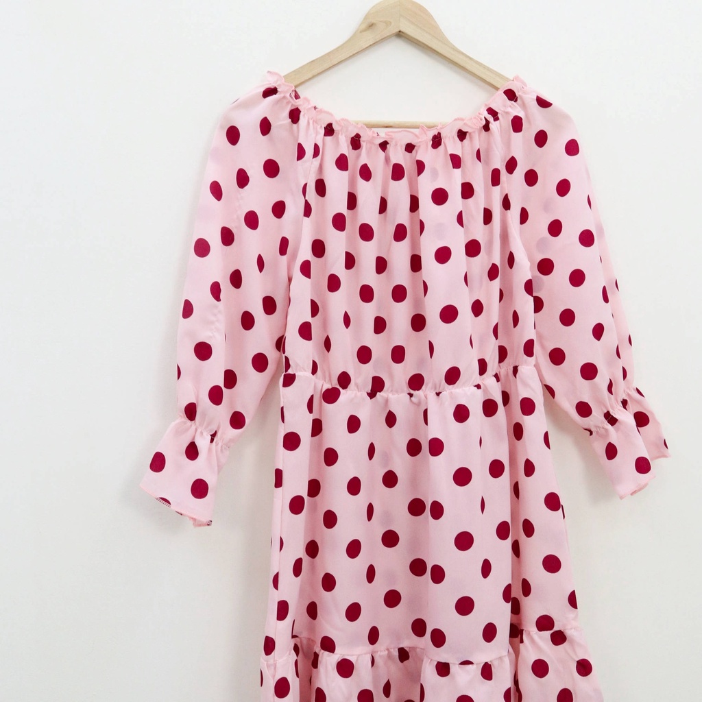 Aniel dots mini dress - Thejanclothes