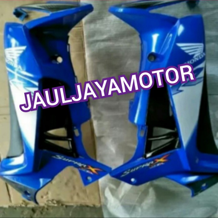 Cover Body Sayap Depan + Loper Supra X 125 New Betmen 2008-2012 Biru