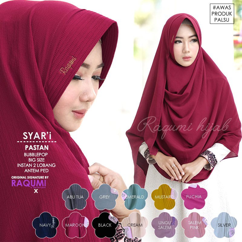 Syari Pastan ORI Raqumi Hijab