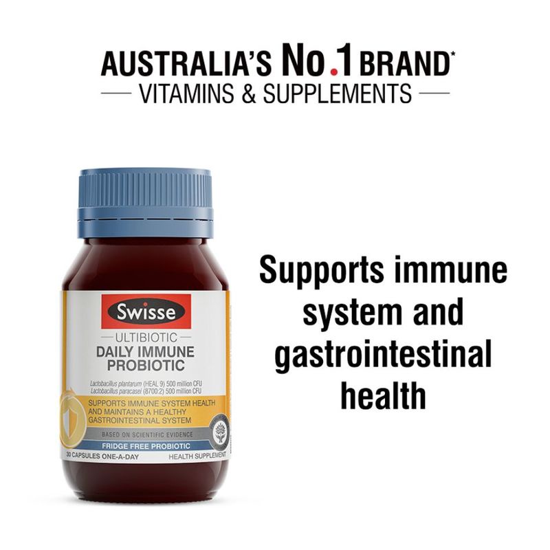 Swisse Ultibiotic Daily Immune Probiotic 30 Caps