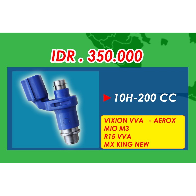 Injector BRT 10 Hole 200CC Yamaha Vixion VVA Aerox Mio M3 R15 VVA