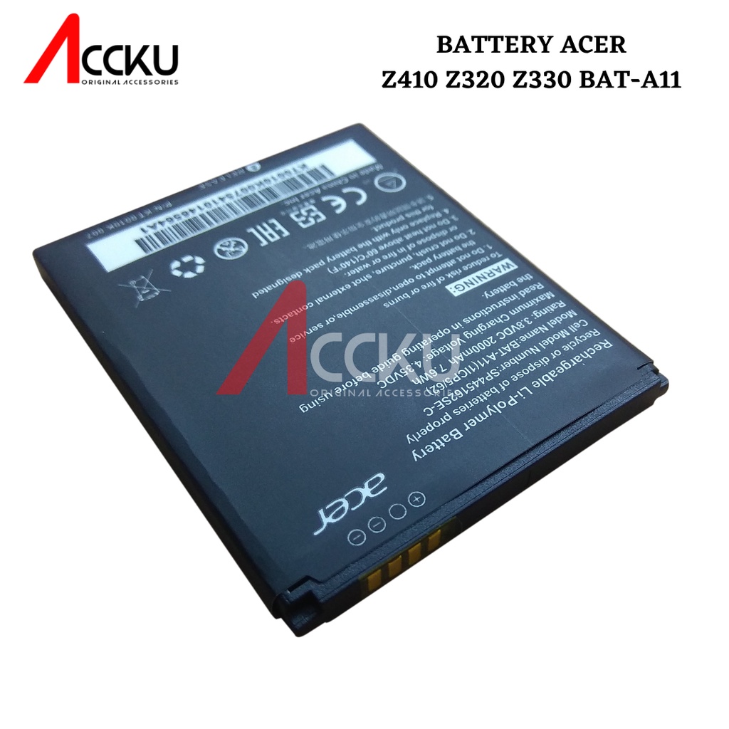 BATTERY ACER Z410 Z320 BATERAI ACER BAT-A11 Z330 HIGH QUALITY