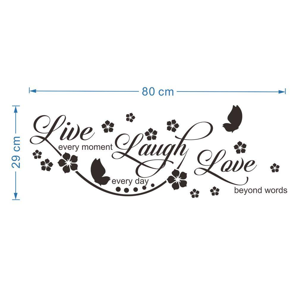 Solighter Wall Decor Home Decal Removable Quotes Motivasi Stiker Dinding