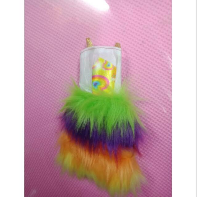 BAJU BARBIE BULU