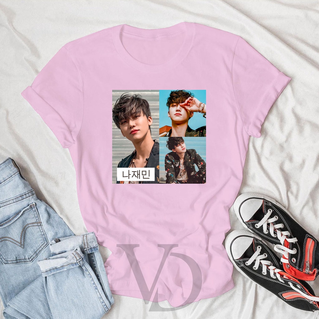 BAJU KAOS JAEMIN / JAE MIN TEE V TEE WANITA PRIA LENGAN PENDEK / BAJU KOREA KDRAMA JUMBO