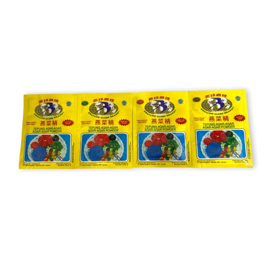 

Agar agar double swallow globe brand ager ager powder