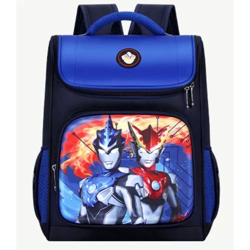 HOT SALE 28 TAS SUPERHERO MODEL UNTUK ANAK COWOK WATERPROOF ASLI IMPORT/TAS IMPORT MODEL KEMBUNG KARAKTER ULTRAMAN