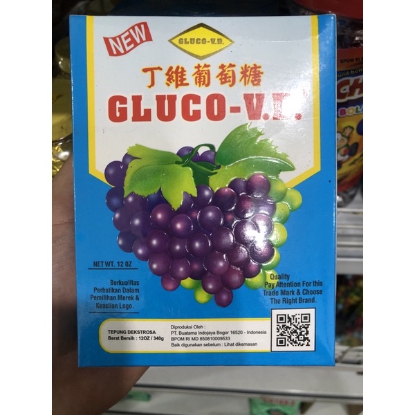 Gluco-V.D. / gula anggur 500grm