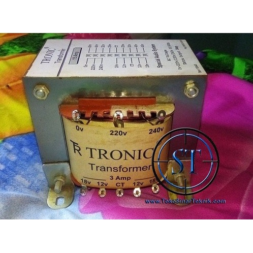 Trafo Tronic 15A seri 15A CT-45V +CT 12-18V Transformer travo power Supply