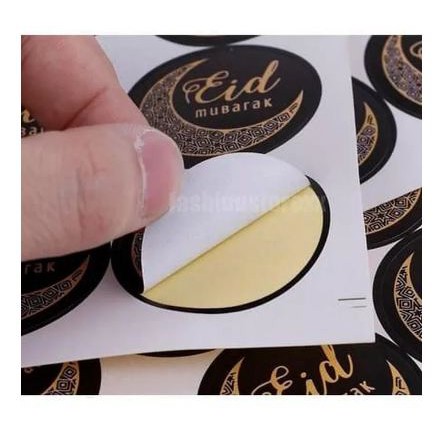 Paper Tags - EID MUBARAK Round Sticker (1sheet/20pcs)