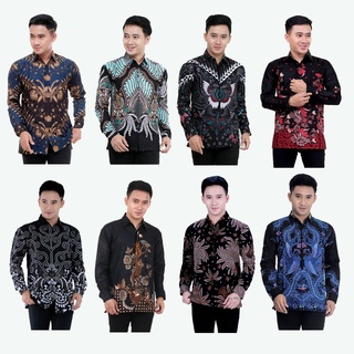 Kemeja Batik Pria lengan panjang terlaris terbaru Baju Batik Pria modern