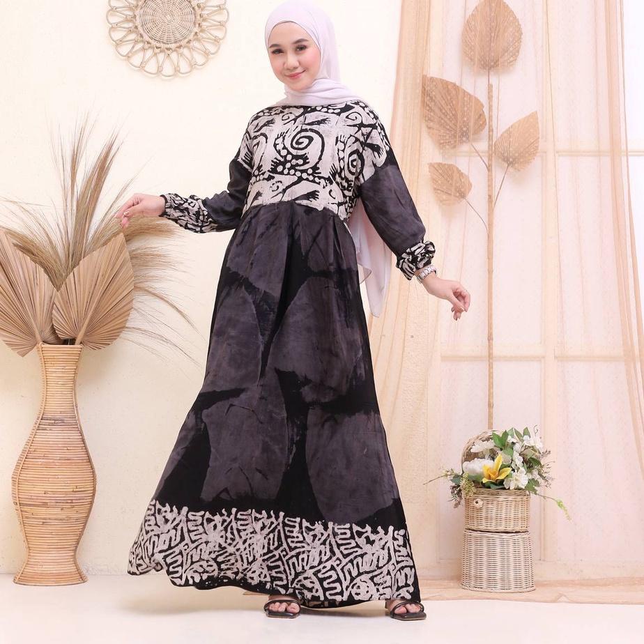 GROSIR Batik Prass - Gamis Rayon Premium Motif Terbaru - Gamis Jumbo S M L XL XXL Gamis Twill sale