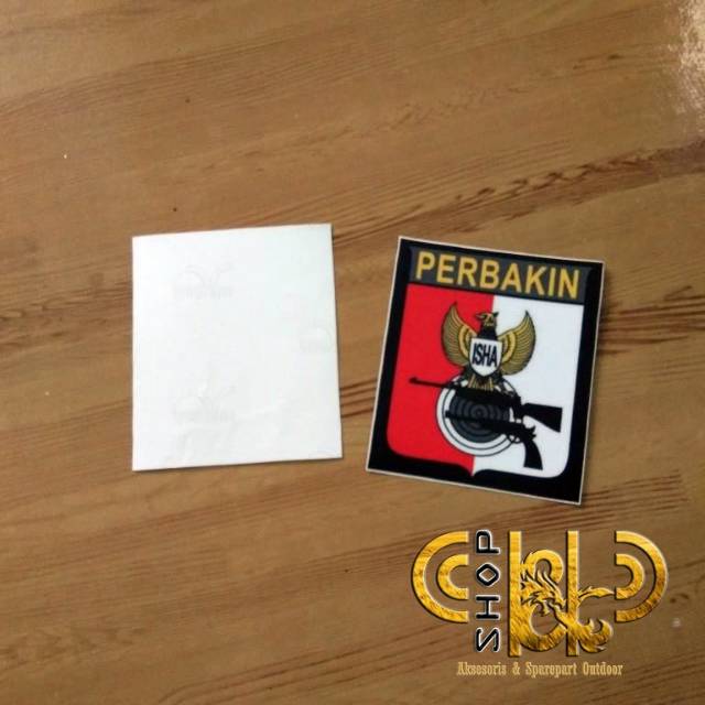 

Stiker Perbakin Murah Model Kotak Laminasi Kuat