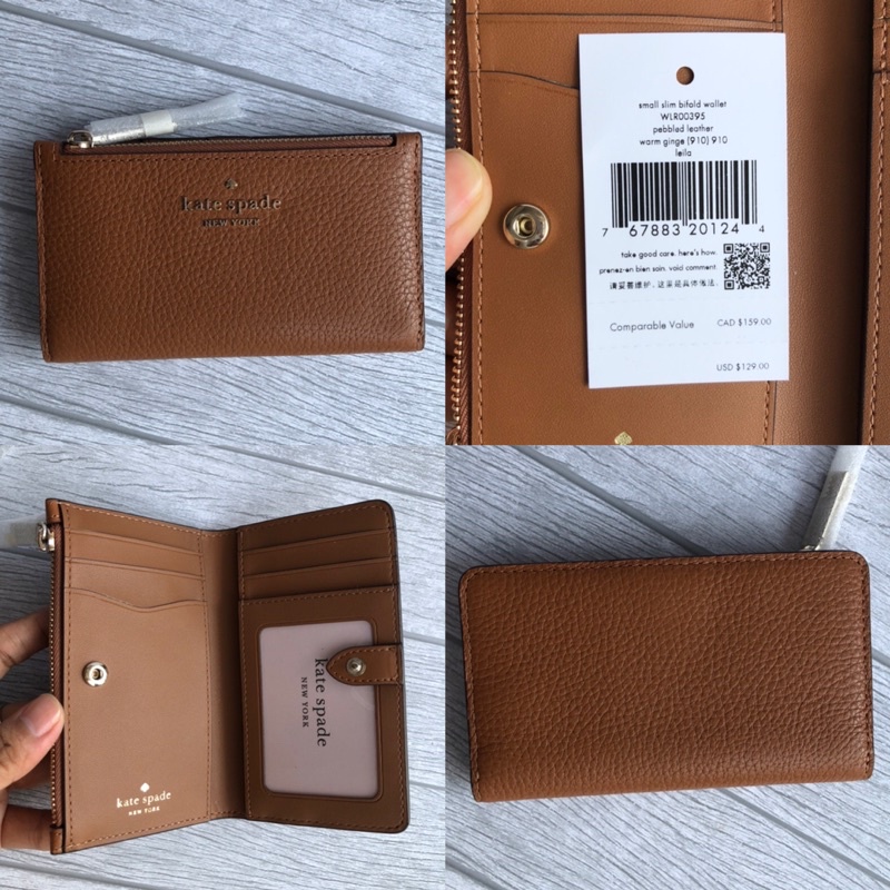 Kate spade leila small slim bifold wallet