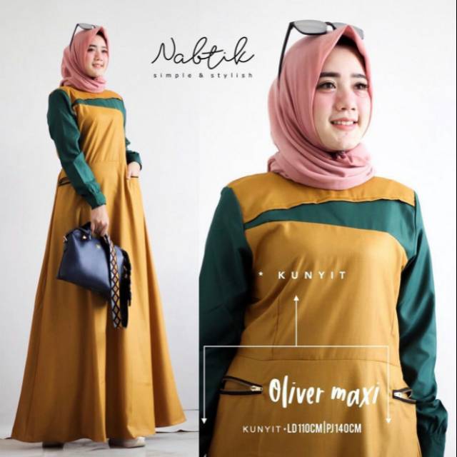 Oliver Gamis Dres Maxi syari terbaru