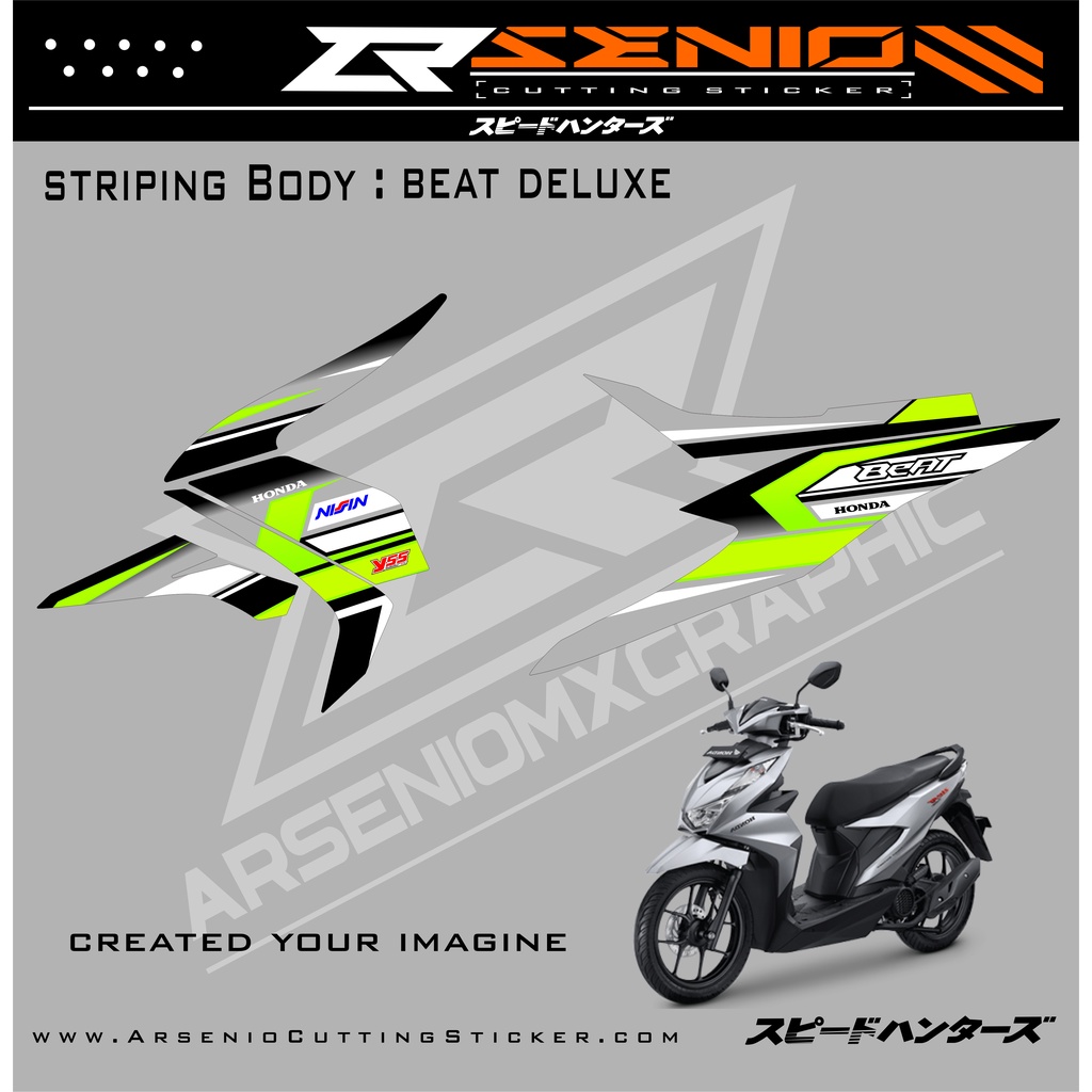 striping variasi honda beat deluxe 2021
