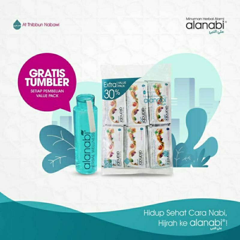 

Alanabi Fit - Me Kemasan Value Pack Isi 40 Sachet (Free Tumbler)