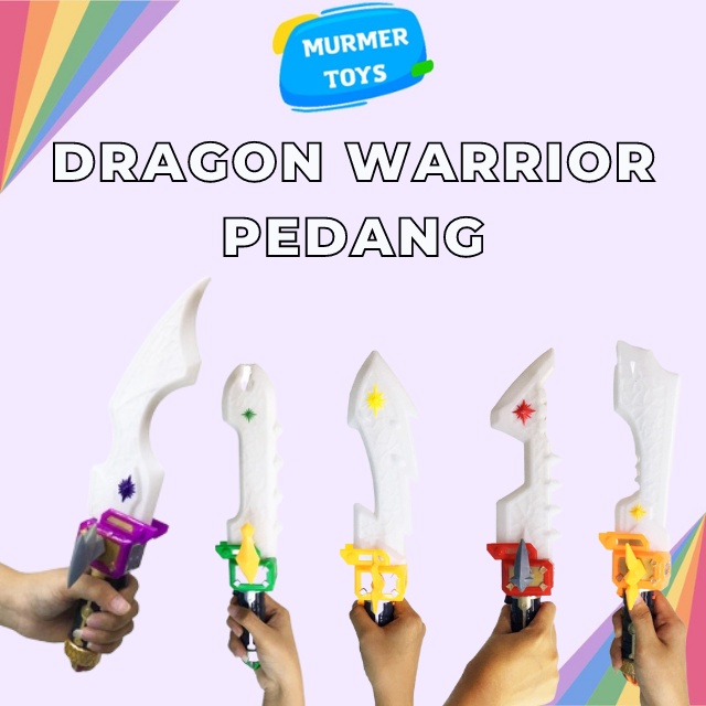 Mainan Anak Laki Pedang-pedangan Dragon Warrior 570 Pedang Dragon Warrior (LAMPU TIDAK MENYALA)Maina