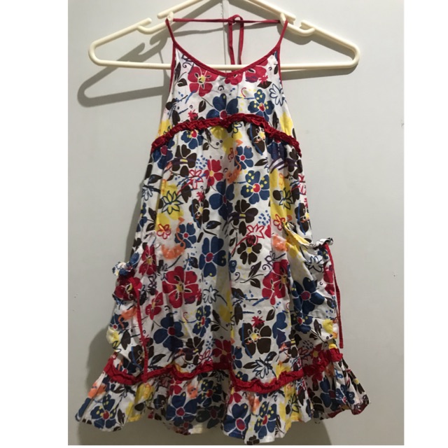 *Preloved Dress Baju Terusan Anak tali ikat leher