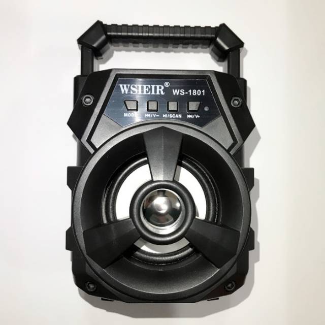 Speaker Bluetooth WS-1801 Super Bazooka 3inch vs JBL Lampu Disco Night