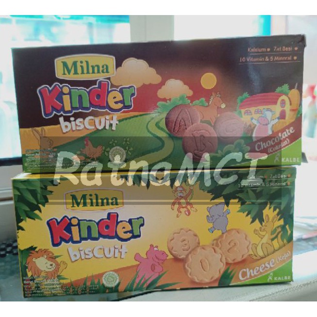 MILNA TODDLER BISKUIT COKLAT / KEJU 110 GR