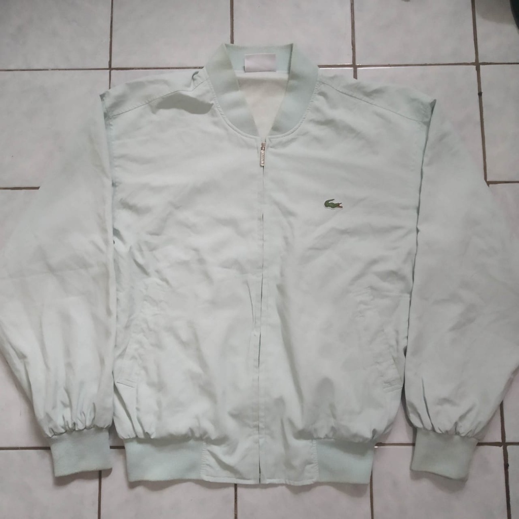 JUAL VIINTAGE JAKET BOMBER LACOSTE SECOND BEKAS
