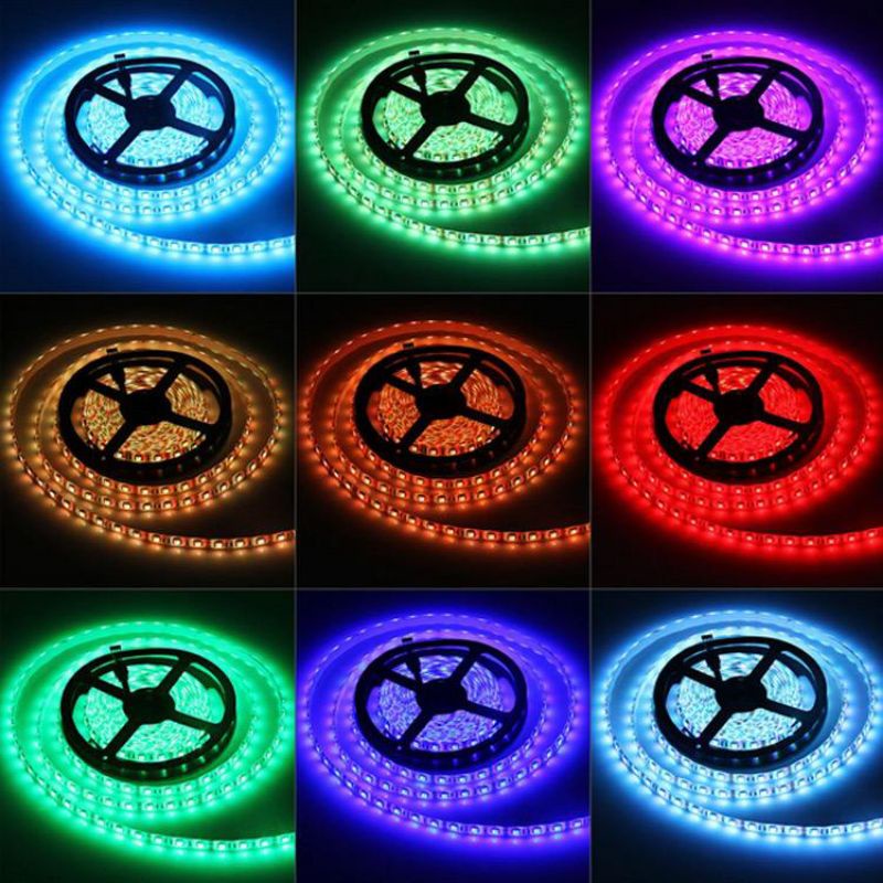 LED STRIP 3528 IP44 DC 12V 4M FULL WATERPROOF LAMPU PLAFON LAMPU ETALASE TAHAN AIR