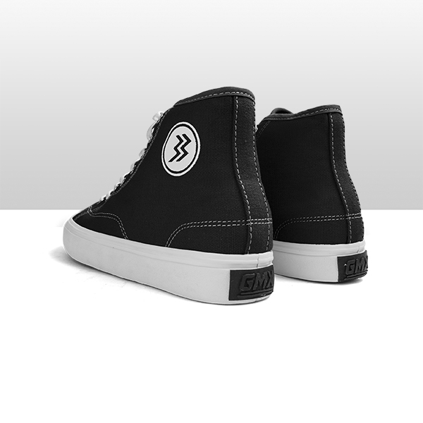 Geoff Max Official - Timeless Hi Black White | Sepatu Pria | Sepatu Wanita | Sepatu Unisex-4