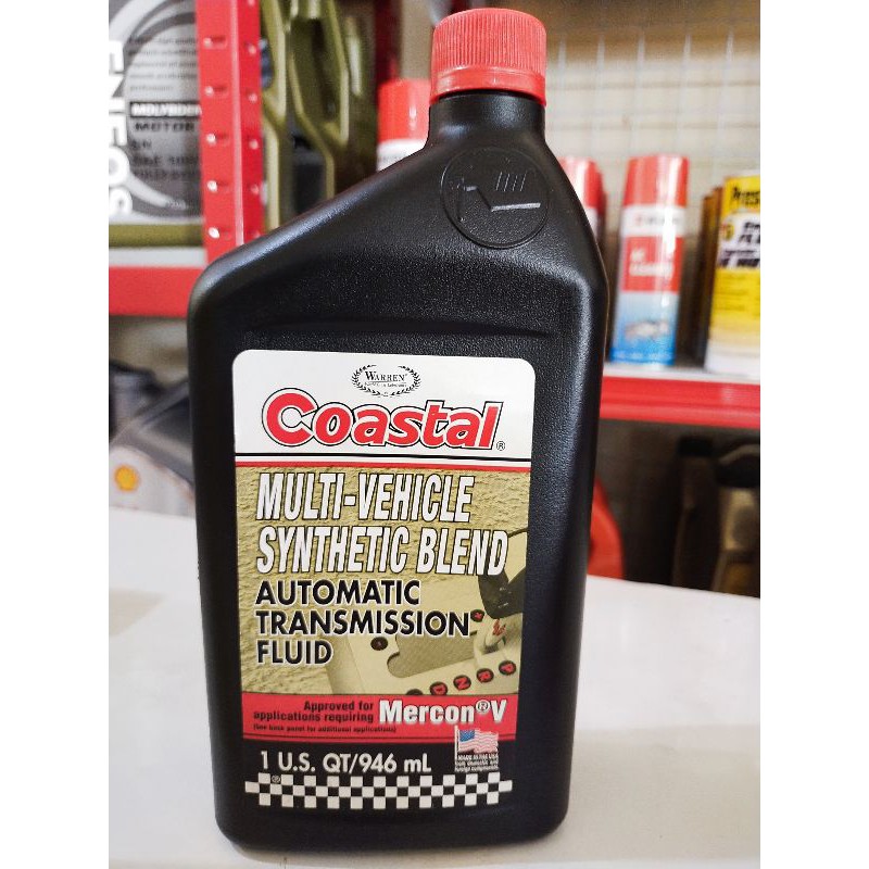 Oli Mobil COASTAL MULTI SYN BLEND ATF 946ML TRANSMISI MATIC OLI TRANSMISI MATIC. pelumas oli mesin