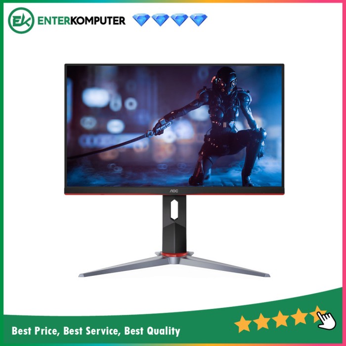 AOC 23.8&quot; 24G2Z Frameless Gaming Monitor 240Hz