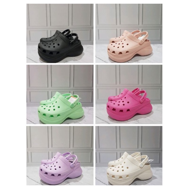 Sandal crocs classic bae clog 9 cm / crocs wanita/ sandal wanita