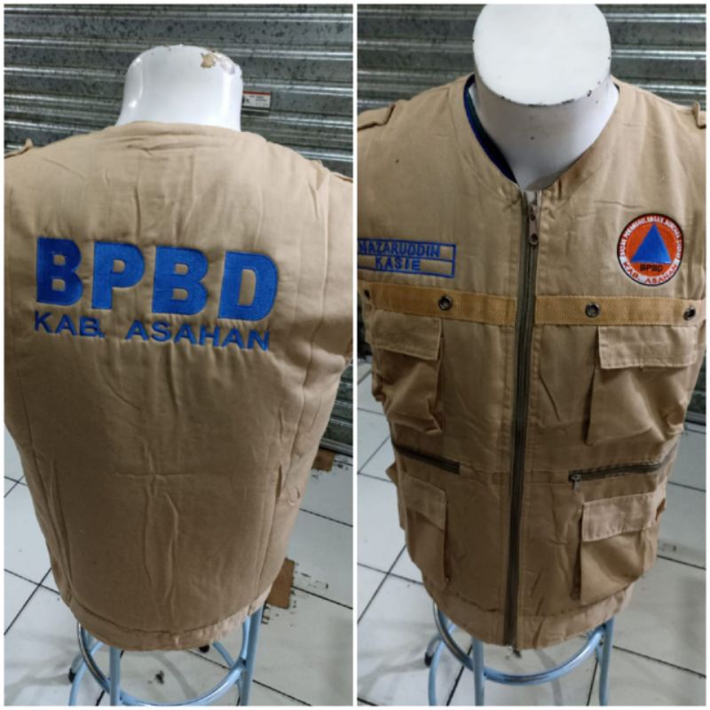 rompi bpbd lapangan cream