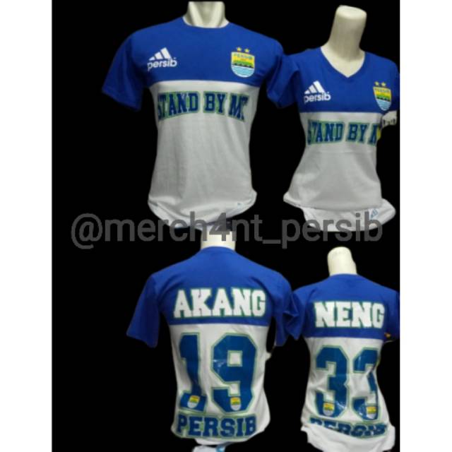 BIG PROMO BAJU PERSIB  KAOS COUPLE PERSIB AKANG ENENG STELAN PERSIB