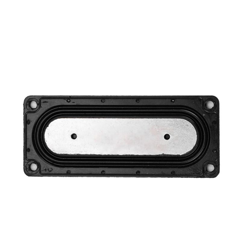 btsg 2PCS Audio Bass Diaphragm Square Frame Vibration Film Passive Radiator Speaker Repair Parts DIY Home Theater Speaker Accessories