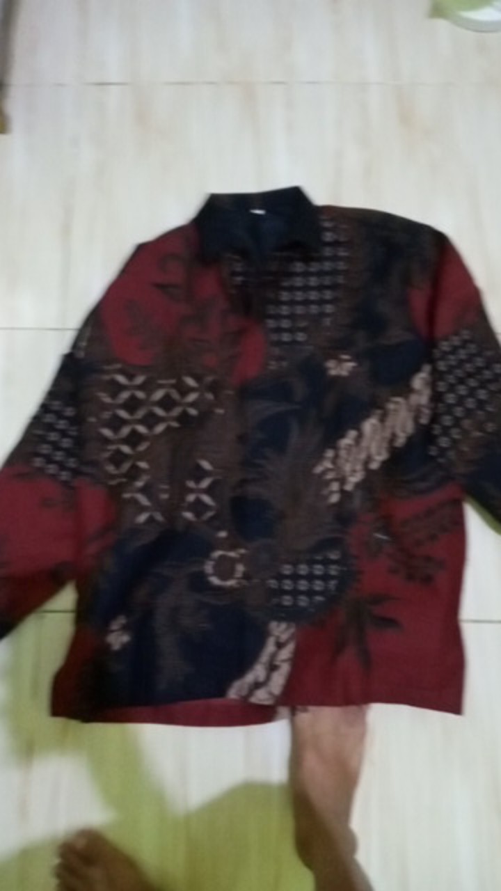 Promo Murah Cod Atasan Batik Kemeja Batik Pria Lengan Panjang Furing | Seragam Batik Keluarga