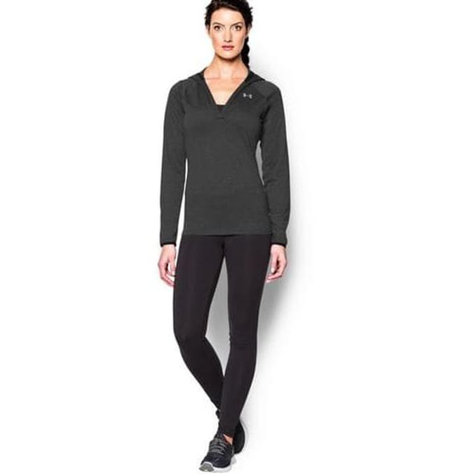 Under Armour Vneck Hoodie Sport Women / Jaket Olahraga Cewek Branded Deevagrosir.Olshop