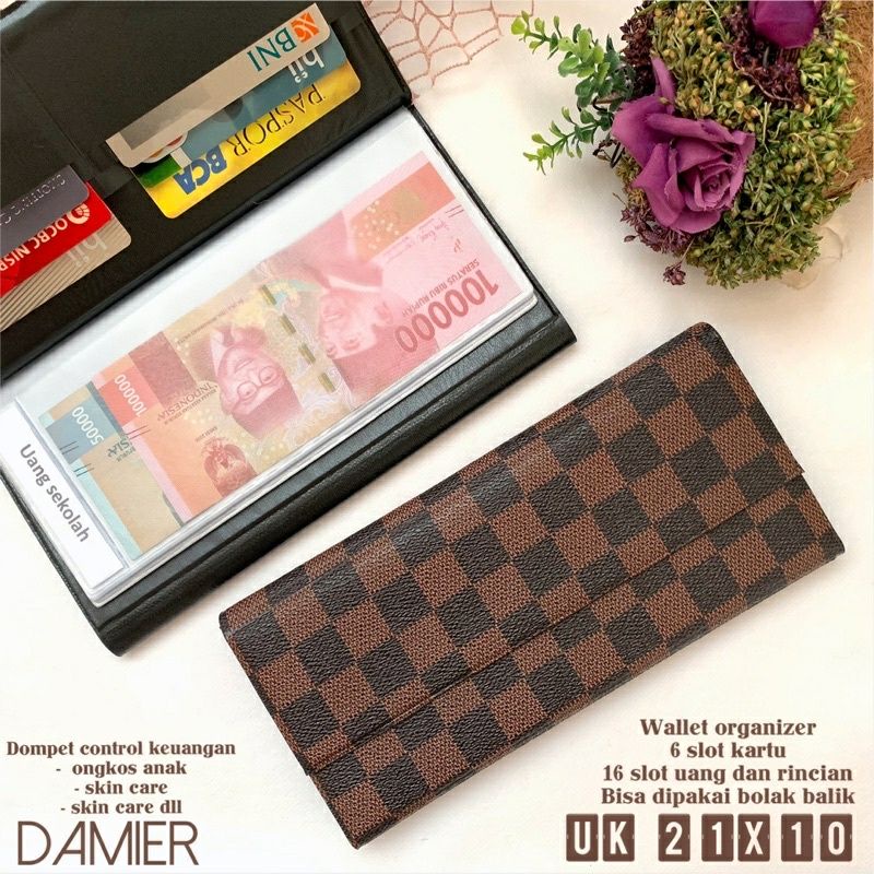 Arifirn Disiplin DamierLV - (Premium Slot Kartu) Dompet Disiplin Keuangan Wania