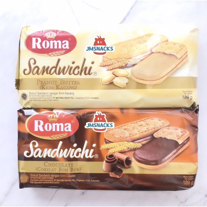 

[PROMO!!] Roma Sandwich Besar 189gr - biskuit roma nikmat diskon termurah enak