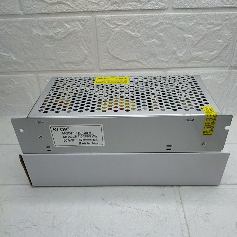 Power supply 5v 20A jaring