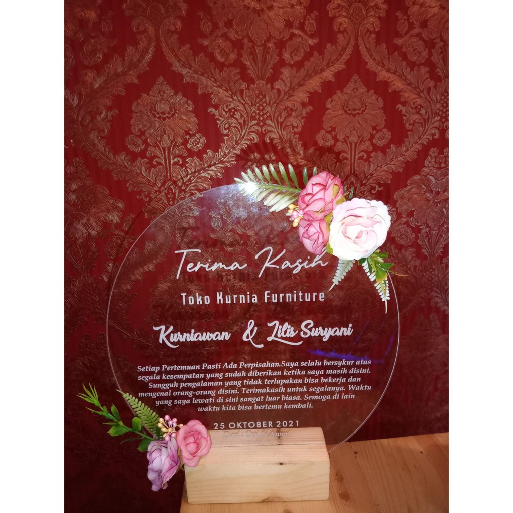 Akrilik Lettering Custom | Ucapan Akrilik Custom